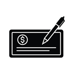 Shopping bill Vector icon which is suitable for commercial work and easily modify or edit it

