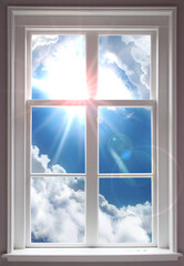 window with view of sky