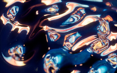 Fototapeta na wymiar Abstract flowing liquid, 3d rendering.
