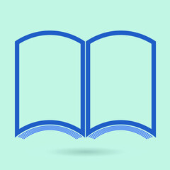 modern book logo vector icon illustration design template
