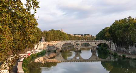 Ponte Sisto bridge in Rome 