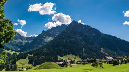 swiss mountains landscape