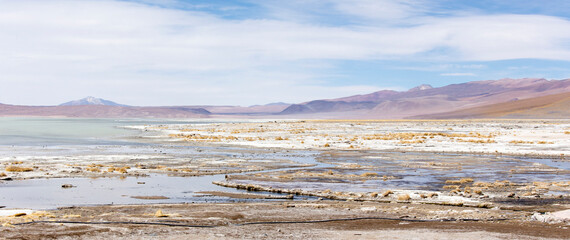 Obraz premium View of a lagoon in Uyuni area