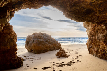 Playa de Binigaus en Menorca, junto al camí de cavalls
