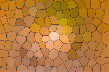 Dark orange and brown textured mosaic
