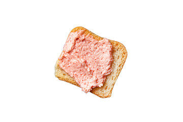 capelin roe caviar smorrebrod sandwich meal snack on the table copy space food background 