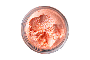 capelin roe caviar smorrebrod sandwich meal snack on the table copy space food background 