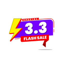Flash Sales 3.3 Promotion Banner Template