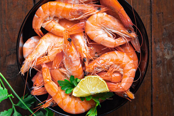 shrimp food seafood healthy meal food snack on the table copy space food background
