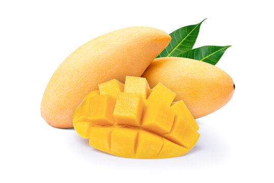 mango isolated on white