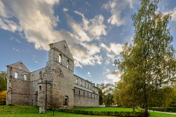 Fototapeta premium Monastery Paulinzella in Rottenbach, Thuringia, Germany.