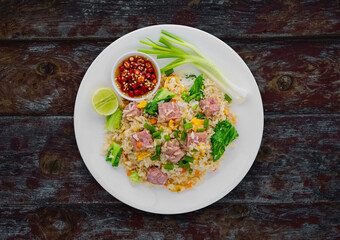 Thai Fried Rice with Sour Pork