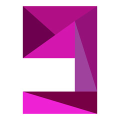 Obraz premium The illustration of number 9 logo vector design. Suitable for iconic logo.