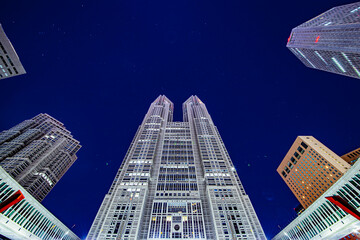 夜の都庁_東京_JAPAN_TOKYO