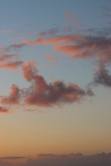 sunset over the mountains