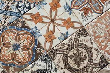 Vintage tile texture