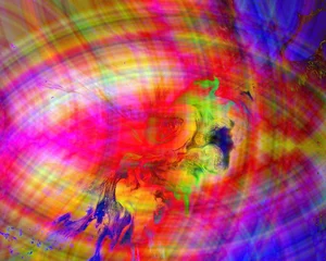 Behang Mix van kleuren Kleurrijke abstracte grunge textuur Achtergrond
