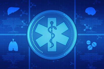 Medical and Health care concept background, Medical Science, Biotechnology concept background