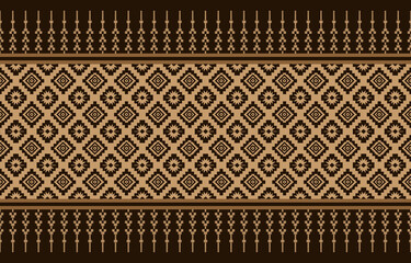 Beautiful Ethnic abstract ikat art. 
Seamless pattern in tribal, folk embroidery, and Mexican style.
Aztec geometric art ornament print.
Design for carpet, wallpaper, clothing, wrapping,fabric,cover,

