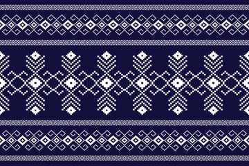 seamless knitted pattern