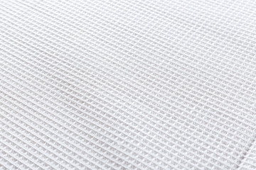 Naklejka na ściany i meble white waffle cloth fabric for towels