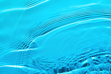 Surface of clean water with ripples