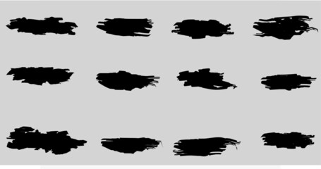 Brushstroke vector grunge background for design template