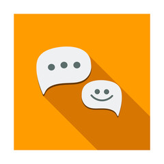 Vector icon communication through messages