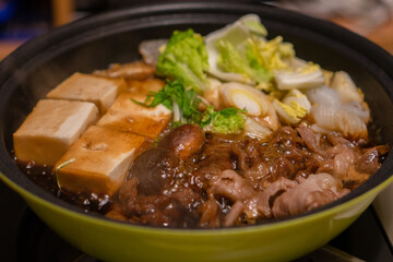 ふるさと納税の返礼品ですき焼き