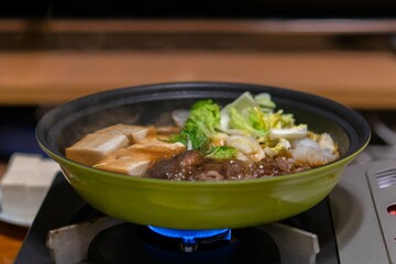 ふるさと納税の返礼品ですき焼き