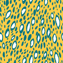 Abstract modern leopard seamless pattern. Animals trendy background. Color decorative vector stock illustration for print, card, postcard, fabric, textile. Modern ornament of stylized skin