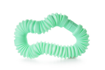 Green Pop Tube on white background