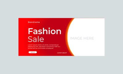 Fashion sale cover design