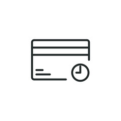 Obraz premium simple vector icon card maintenance editable. isolated on white background. 