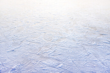 texture of the surface of the ice rink