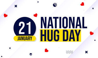 National Hug Day January 21 Abstract Background. Hug day backdrop design