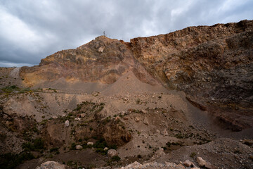 old open pit mine in southern Spain
