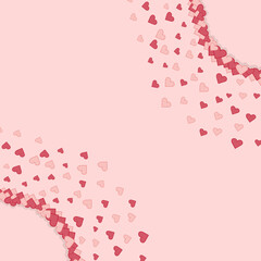 Heart Icon. Valentine's Day.Heart background.Vector Illustration
