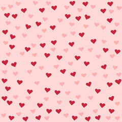 Heart Icon. Valentine's Day.Heart background.Vector Illustration