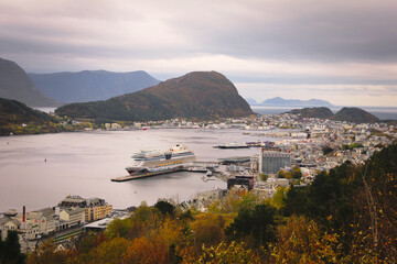 Aksla view on Alesund