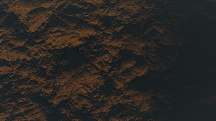 abstract aerial view, abstract cosmic texture, top view of alien planet 3d render