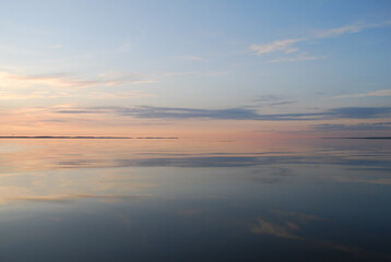 Beautiful evening on the water 