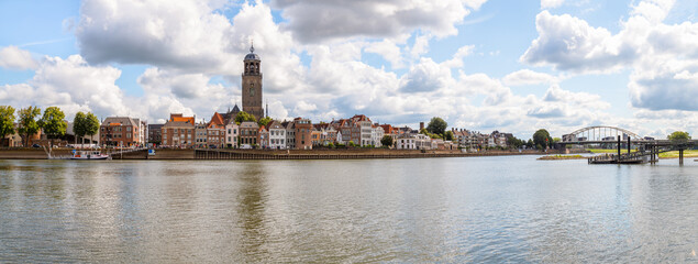 Panoramic view on the city of Deventer in the Netherlands.
