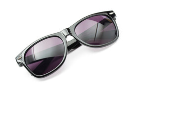 Retro sunglass on white  isolated background