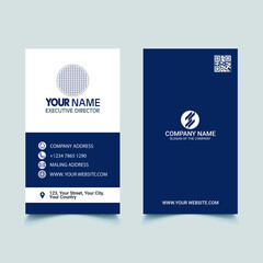 Vertical Visiting Card Design Template