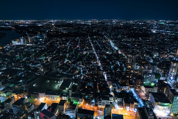 千葉県市川市 アイ・リンクタウン展望施設からの夜景