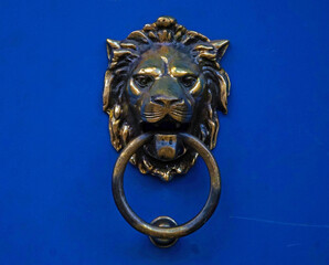 lion head door knocker
