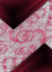 Red background of Abstract dynamic modern stripes texture background