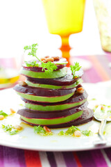 beetroot and avocado