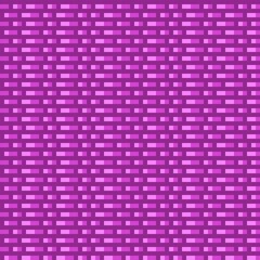 Purple brick texture pixel art. Vector background.